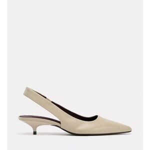 Zara Slingback Kitten Heels